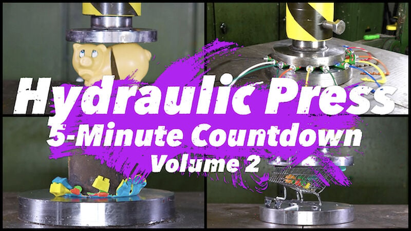 Hydraulic Press 5-Minute Countdown Volume 2
